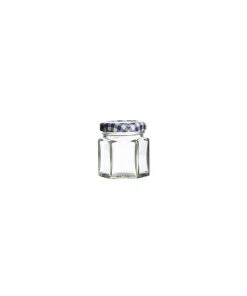 Kilner Twist Top Hexagonal Jar (Blue) | 1.6oz