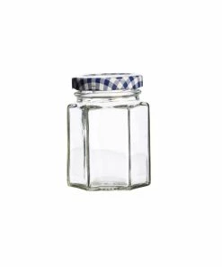 Kilner Twist Top Hexagonal Jar (Blue) | 3.7oz
