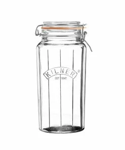 Kilner Facetted Clip Top Jar | 63.4oz