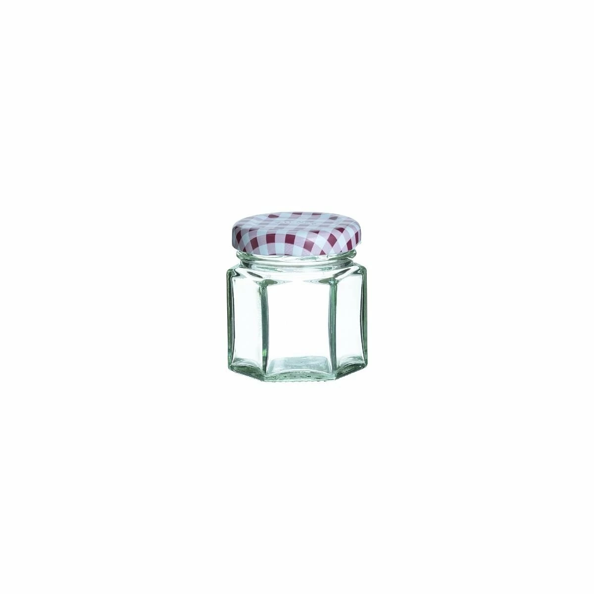 Kilner Twist Top Hexagonal Jar (Red) | 2oz 1 Kilner Twist Top Hexagonal Jar (Red) | 2oz