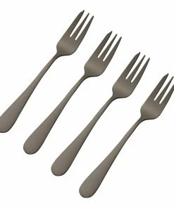 Viners Select 4-Piece Pastry Fork Set | Grey