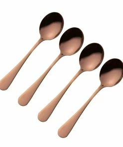 Viners Select 4-Piece Tea Spoon Set | Copper