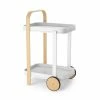 Umbra Bellwood Bar/Serving Cart | White-Natural
