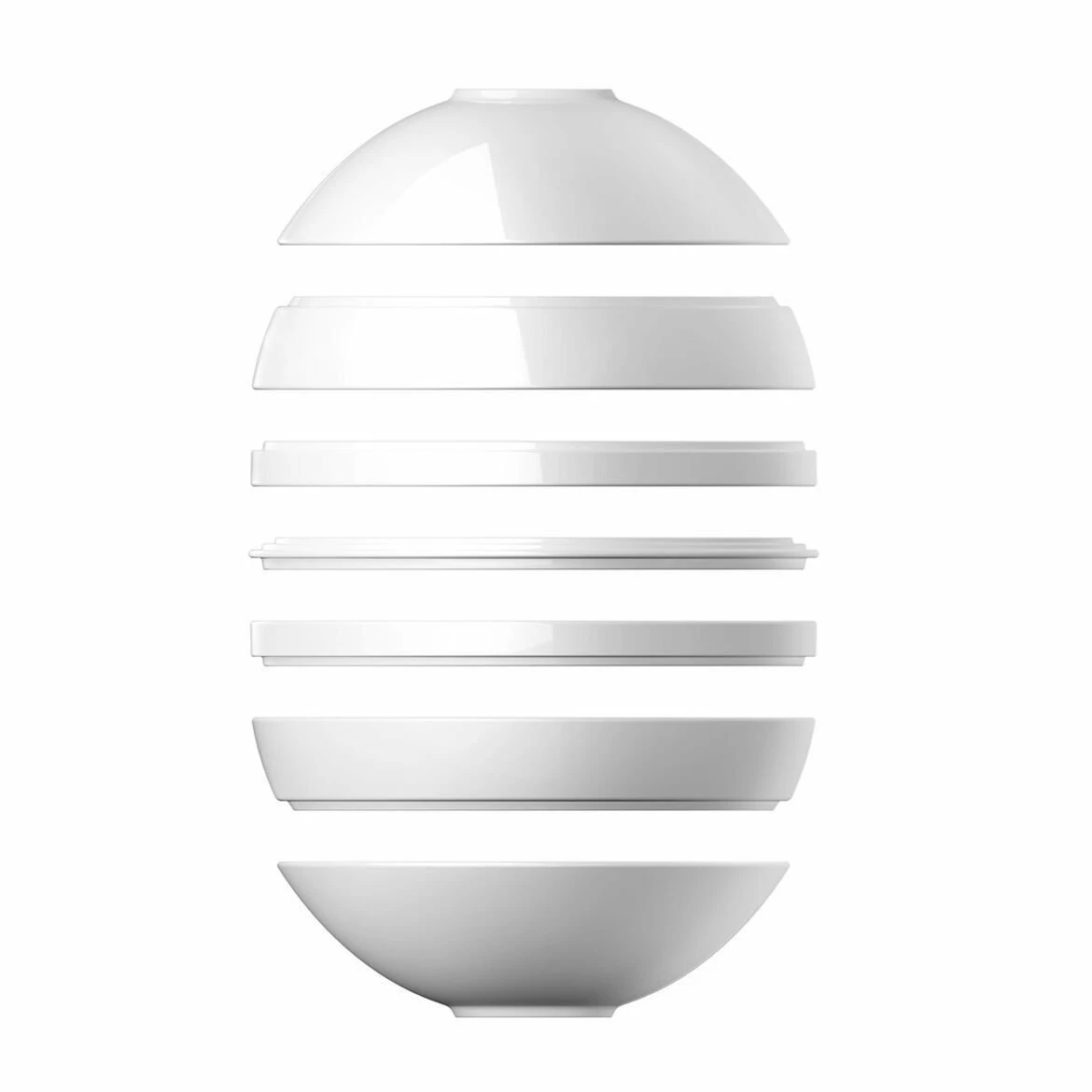 Villeroy & Boch La Boule 7-Piece Dinnerware Set | White 2 Villeroy & Boch La Boule 7-Piece Dinnerware Set | White - Image 2