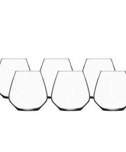 Luigi Bormioli Atelier 20 Oz Stemless Pinot Noir Glass | Set Of 6