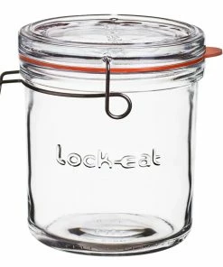 Luigi Bormioli Lock-Eat 3-Piece Frigo Jar Set -Cheap Dinnerware Store 12400.01 3pc frigojarset foodjarxl2 lockeat 1800x1800