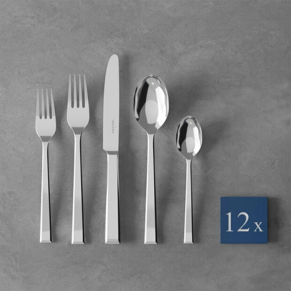 Villeroy & Boch 60-Piece Stainless Steel Flatware Set | Victor 2 Villeroy & Boch 60-Piece Stainless Steel Flatware Set | Victor - Image 2
