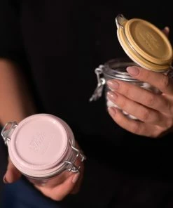 Bormioli Rocco 6.75oz Swing Top Fido Jar | Pink Top 10 Bormioli Rocco 6.75oz Swing Top Fido Jar | Pink Top -Cheap Dinnerware Store 141360mrg121313 3