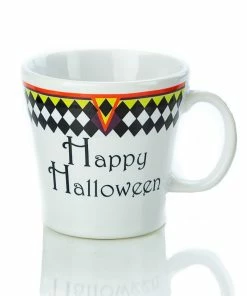 Fiesta® 15oz Tapered Mug | Harlequin Happy Halloween
