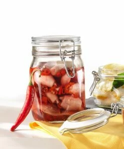 Bormioli Rocco 1L Swing Top Fido Canning Jar -Cheap Dinnerware Store 149220mrg121990 4