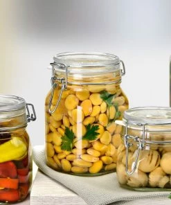 Bormioli Rocco 1L Swing Top Fido Canning Jar -Cheap Dinnerware Store 149220mrg121990 6