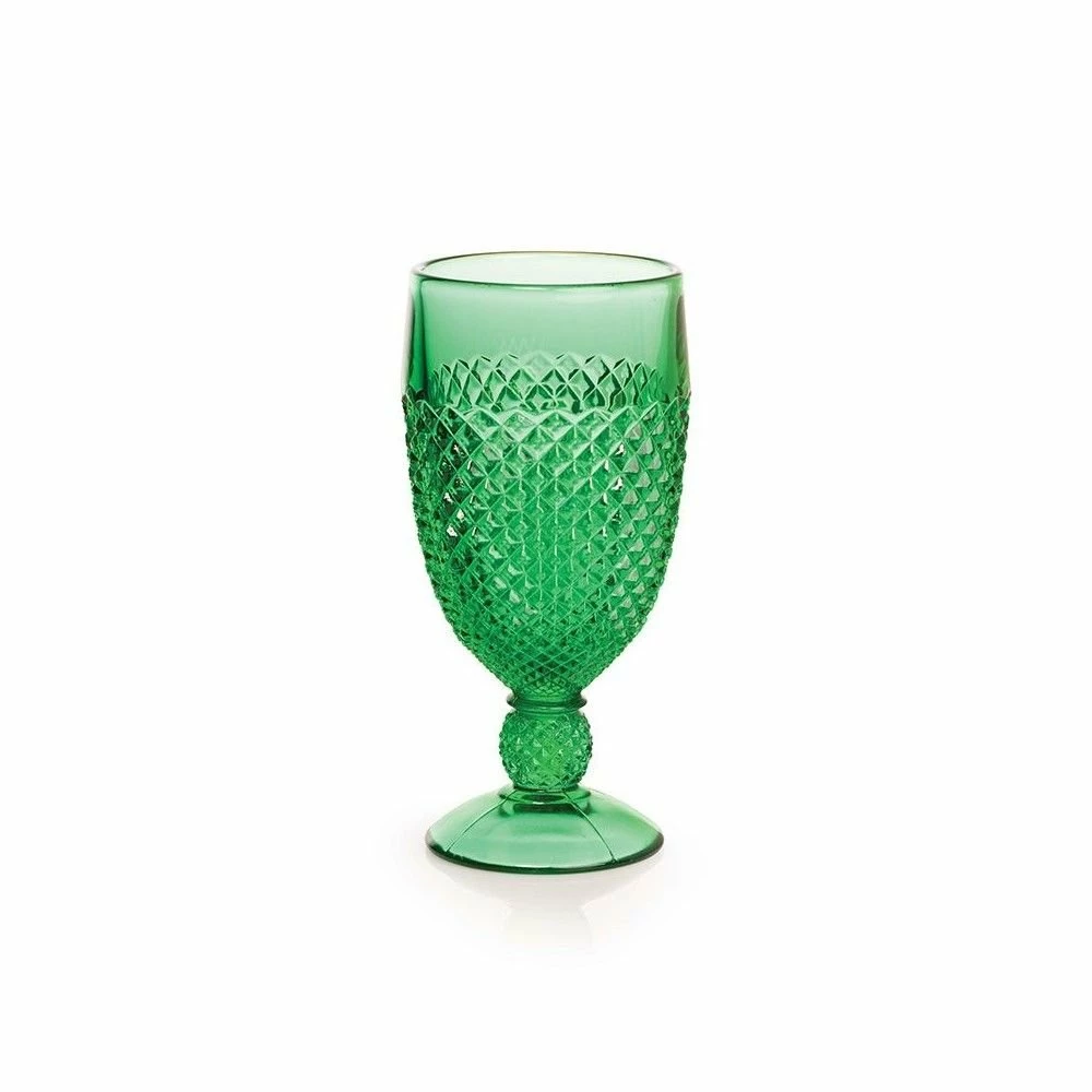 Mosser Glass Addison 10oz Goblet | Emerald Green 1 Mosser Glass Addison 10oz Goblet | Emerald Green