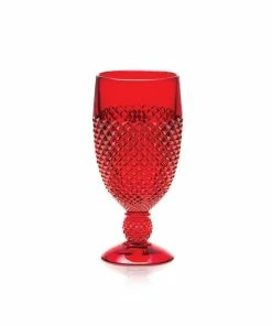 Mosser Glass Addison 10oz Goblet | Red