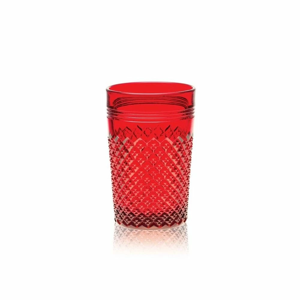 Mosser Glass Addison 8oz Tumbler | Red 1 Mosser Glass Addison 8oz Tumbler | Red