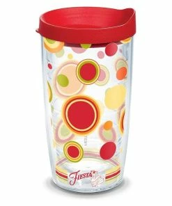 TervisĀ® 16oz Double-Walled Insulated Tumbler With Lid | FiestaĀ® Dots - Sunny
