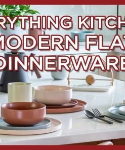 Everything Kitchens Modern Flat 8" Lunch Plates (Set Of 4) | Dusty Blue -Cheap Dinnerware Store 175191 maxresdefault