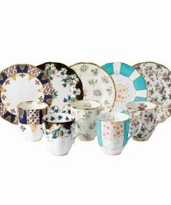 Royal Albert 100 Years 1900-1940 10-Piece Set | Regency Blue, Duchess, Spring Meadow, Mint Deco & English Chintz