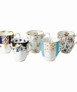 Royal Albert 100 Years 1900-1940 10-Piece Set | Regency Blue, Duchess, Spring Meadow, Mint Deco & English Chintz -Cheap Dinnerware Store 19003