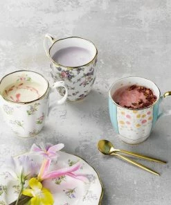 Royal Albert 100 Years 1900-1940 10-Piece Set | Regency Blue, Duchess, Spring Meadow, Mint Deco & English Chintz -Cheap Dinnerware Store 19007