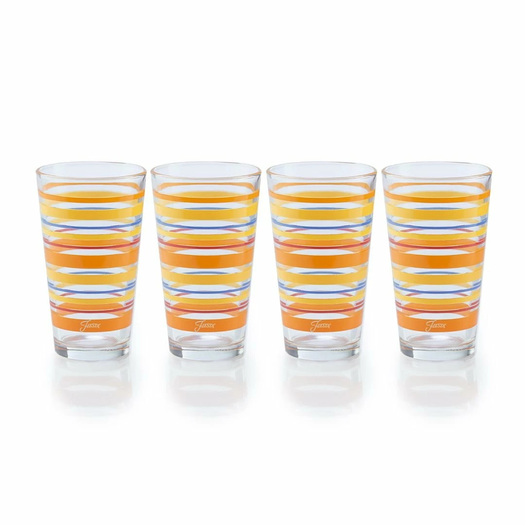 Fiesta® Drinkware Set Of 16 | Sienna Sunset 4 Fiesta® Drinkware Set Of 16 | Sienna Sunset - Image 4