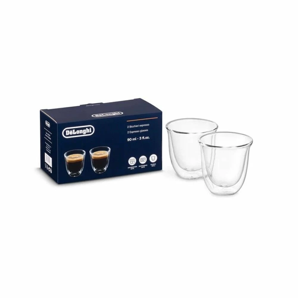 DeLonghi De'Longhi Espresso Glasses | Set Of 2 1 DeLonghi De'Longhi Espresso Glasses | Set Of 2