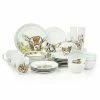 Everything Kitchens Barnyard Baby Animals 28-Piece Dinnerware Set | Assorted