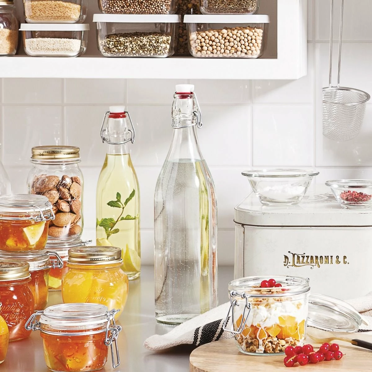 Bormioli Rocco 33.75oz Swing Top Glass Bottle 2 Bormioli Rocco 33.75oz Swing Top Glass Bottle - Image 2