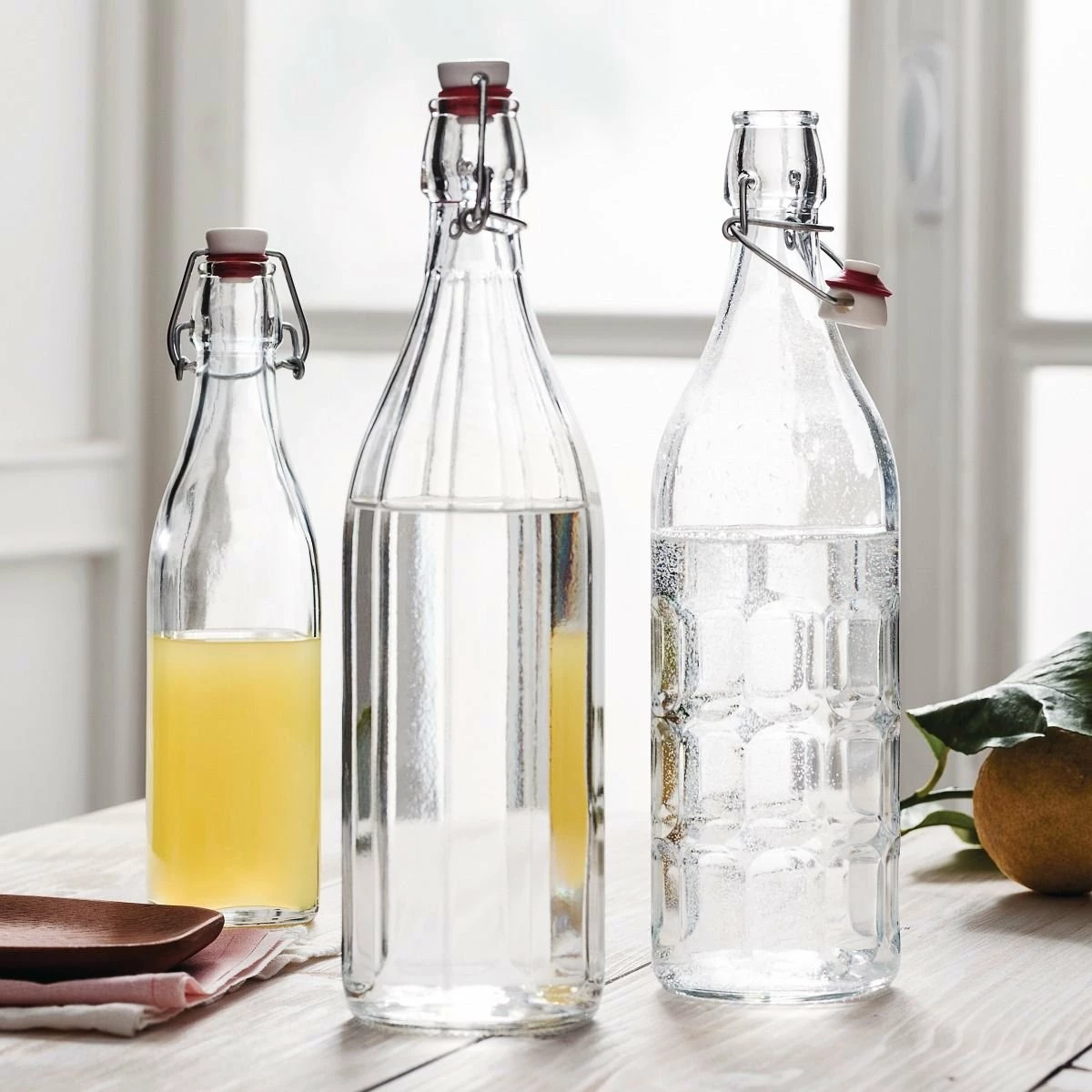 Bormioli Rocco 17oz Swing Top Glass Bottle 4 Bormioli Rocco 17oz Swing Top Glass Bottle - Image 4