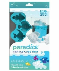 True Brands Fish Silicone Ice Cube Tray -Cheap Dinnerware Store 3329 silicone true fabrications fish ice cube tray
