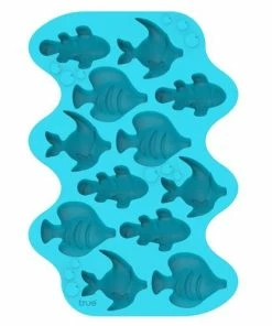 True Brands Fish Silicone Ice Cube Tray -Cheap Dinnerware Store 3329 true fabrications silicone fish ice cube tray