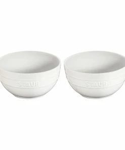 Staub 2-Piece Large Universal Bowl Set | White