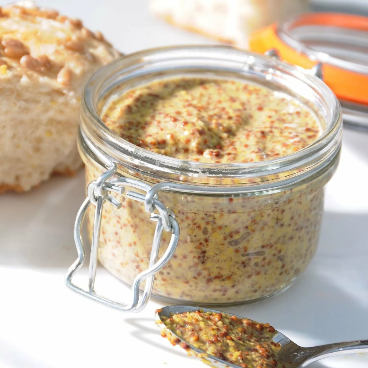 Kilner Swing Top Round Glass Jar | 4 Oz 3 Kilner Swing Top Round Glass Jar | 4 Oz - Image 3