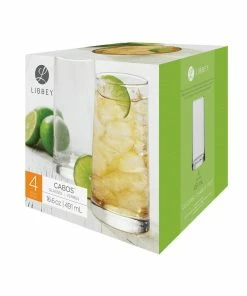 Libbey Cabos 16.6oz Cooler Glasses | Set Of 4 5 Libbey Cabos 16.6oz Cooler Glasses | Set Of 4 -Cheap Dinnerware Store 4pc cabos cooler p3767 3d 1 1