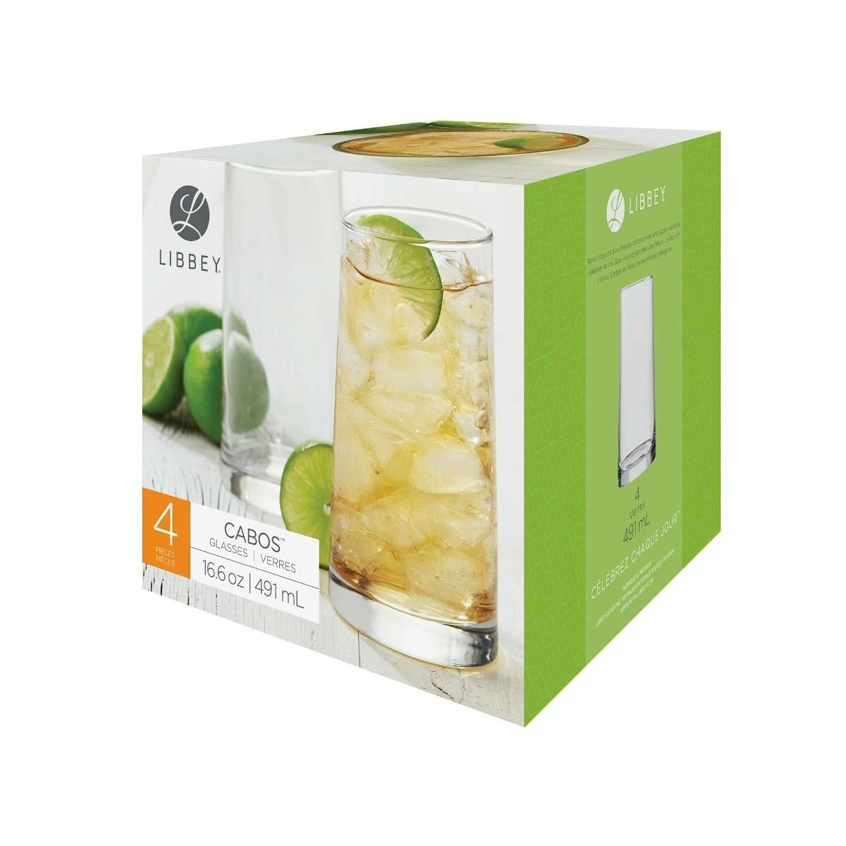 Libbey Cabos 16.6oz Cooler Glasses | Set Of 4 3 Libbey Cabos 16.6oz Cooler Glasses | Set Of 4 - Image 3