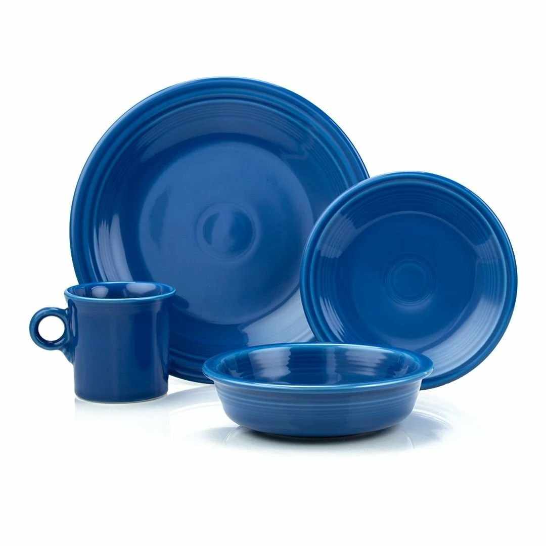 Fiesta® 16-Piece Classic Dinnerware Set | Lapis 1 Fiesta® 16-Piece Classic Dinnerware Set | Lapis