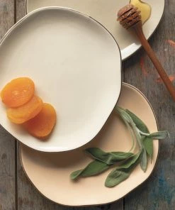 Danica Brands Danica Heirloom 6.5" Pebble Appetizer Plates (Set Of 4) | Flight -Cheap Dinnerware Store 5211001 dh f21 pebble plates style 1