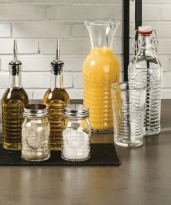 Bormioli Rocco Officina 1825 Clear Bottle With Swing Top - 33.75 Oz 12 Bormioli Rocco Officina 1825 Clear Bottle With Swing Top - 33.75 Oz -Cheap Dinnerware Store 540621mba321990 5