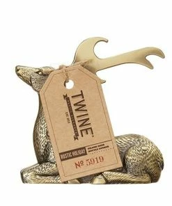True Brands Rustic Holiday Gilded Deer Bottle Opener -Cheap Dinnerware Store 5919 v1 pkg1