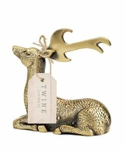 True Brands Rustic Holiday Gilded Deer Bottle Opener -Cheap Dinnerware Store 5919 v2 pkg1