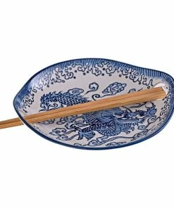 Fuji Merchandise 7" Plate & Chopsticks | Dragon