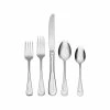 Oneida Brushed Satin Stainless Steel 45-Piece Flatware Set | Sand Dune