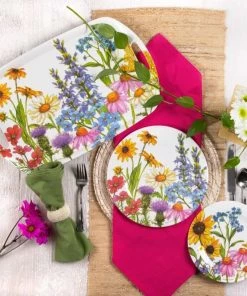 Bamboo Table Dinner Plate | Wildflowers 5 Bamboo Table Dinner Plate | Wildflowers -Cheap Dinnerware Store 65176 2