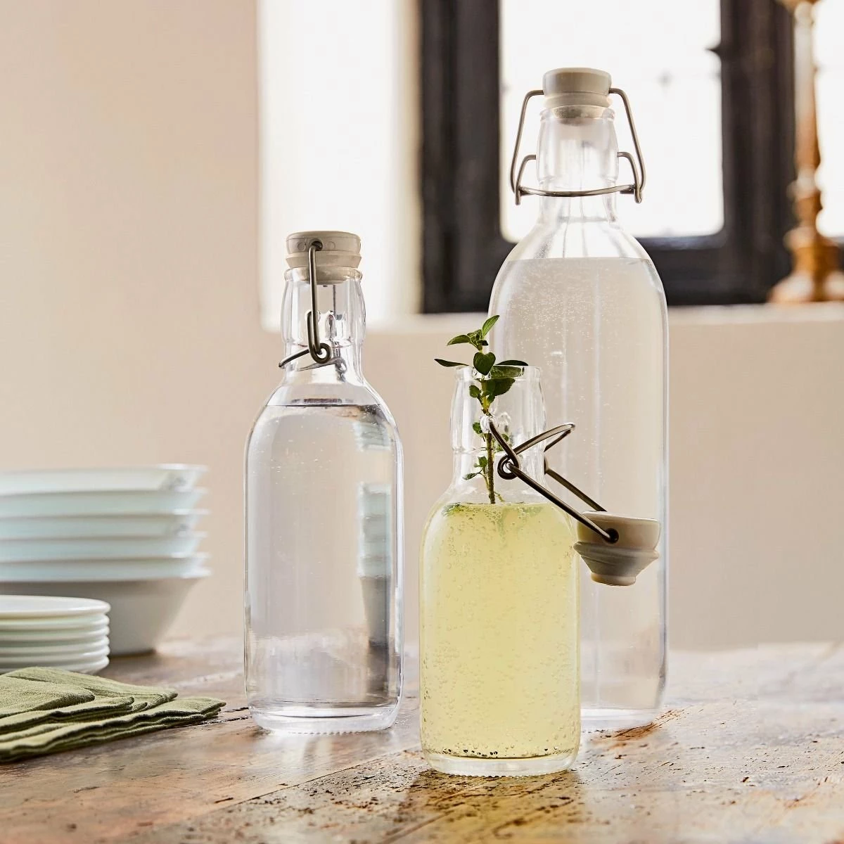 Bormioli Rocco 33.75oz Emilia Glass Bottle 7 Bormioli Rocco 33.75oz Emilia Glass Bottle - Image 7