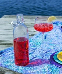 Bormioli Rocco 33.75oz Emilia Glass Bottle 17 Bormioli Rocco 33.75oz Emilia Glass Bottle -Cheap Dinnerware Store 666217mba121990 lifestyle 3