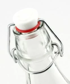 Bormioli Rocco 8.5oz Swing Top Glass Bottles | 12-pack -Cheap Dinnerware Store 666260mb4321990 clear swing top bottle bormioli rocco 3 2