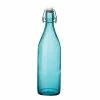 Bormioli Rocco 33.75oz Swing Top Giara Glass Bottle | Sky Blue