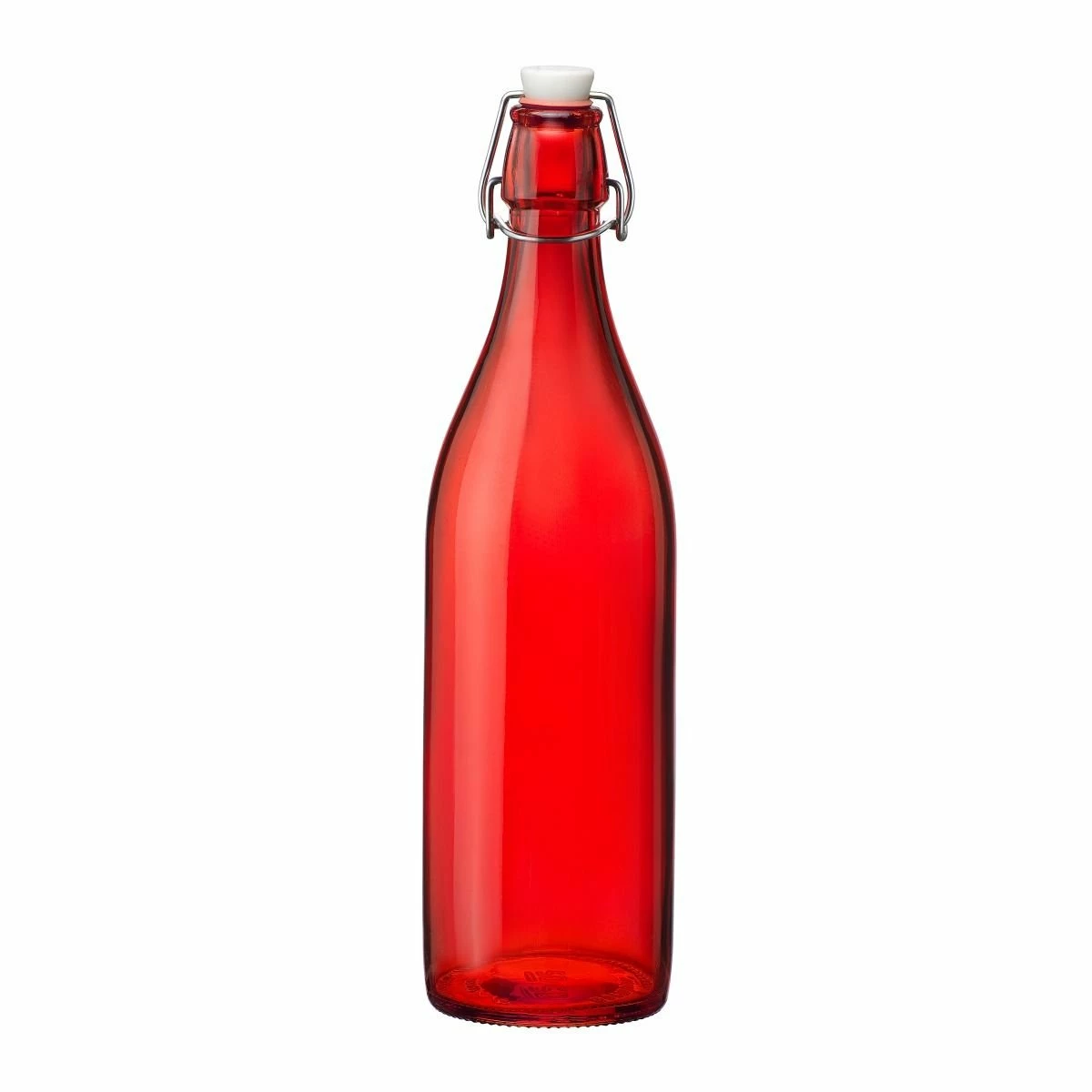 Bormioli Rocco 33.75oz Swing Top Giara Glass Bottle | Red 1 Bormioli Rocco 33.75oz Swing Top Giara Glass Bottle | Red