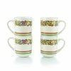 Everything Kitchens Modern Flat 15oz Mugs (Set Of 4) | Peace & Love