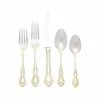 Oneida 18/10 Stainless Steel 45-Piece Flatware Set | Golden Mandolina