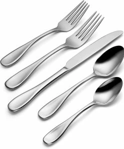 Oneida Brushed Satin 18/0 Stainless Steel 45-Piece Flatware Set | Voss -Cheap Dinnerware Store 71d0mvcl8kl. ac sl1500 1